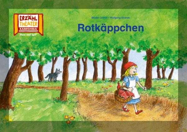 Rotkäppchen / Kamishibai Bildkarten, von Brüder Grimm,Wolfgang Slawski, Hase und Igel Verlag