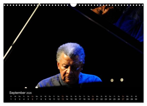 Produktbild: Jazz Pianisten 2026 (Wandkalender 2026 DIN A3 quer), CALVENDO Monatskalender