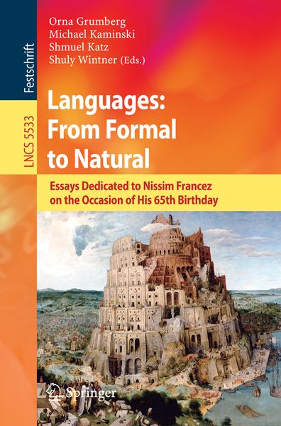 Produktbild: Languages: From Formal to Natural