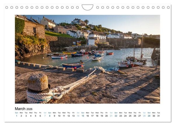 Produktbild: Cornwall - Between Land and Sea (Wall Calendar 2026 DIN A4 landscape), CALVENDO 12 Month Wall Calendar