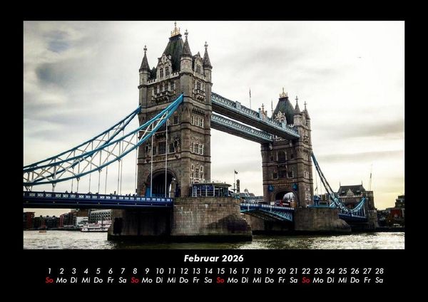 Produktbild: London 2026 Fotokalender DIN A3