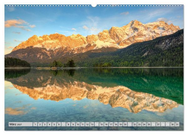 Produktbild: Wundersch&ouml;nes Bayern (hochwertiger Premium Wandkalender 2027 DIN A2 quer), Kunstdruck in Hochglanz