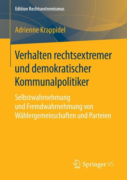 Produktbild: Verhalten rechtsextremer und demokratischer Kommunalpolitiker