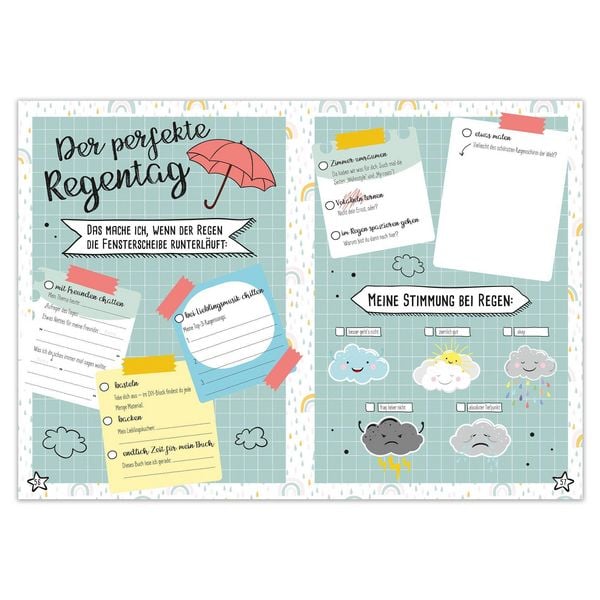 Produktbild: Mein Ideenbuch &ndash; mit Eintraglisten, Challenges und DIY-Ideen, inkl. Papiere und Doodle-Sticker