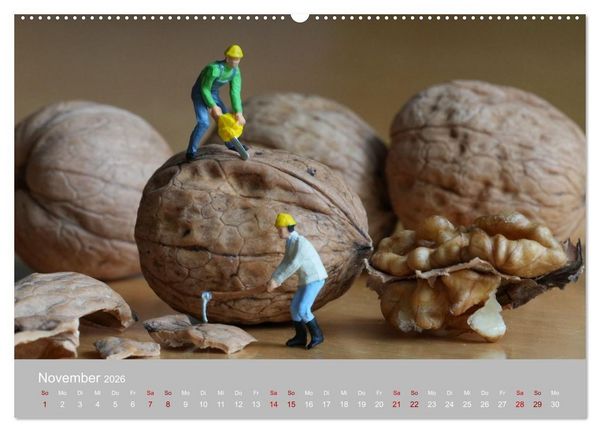 Produktbild: Das zweite Leben von Miniatur-Figuren (Wandkalender 2026 DIN A2 quer), CALVENDO Monatskalender