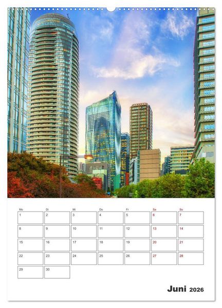 Produktbild: Tokio - Reiseplaner (Wandkalender 2026 DIN A2 hoch), CALVENDO Monatskalender
