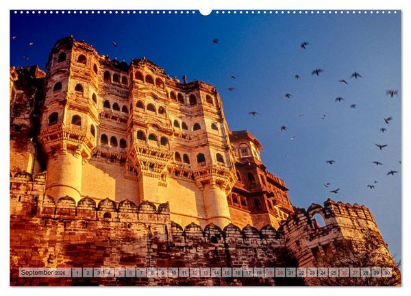 Produktbild: Indien: Tempel, Pal&auml;ste und Grabm&auml;ler (Wandkalender 2026 DIN A2 quer), CALVENDO Monatskalender