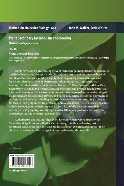 Produktbild: Plant Secondary Metabolism Engineering