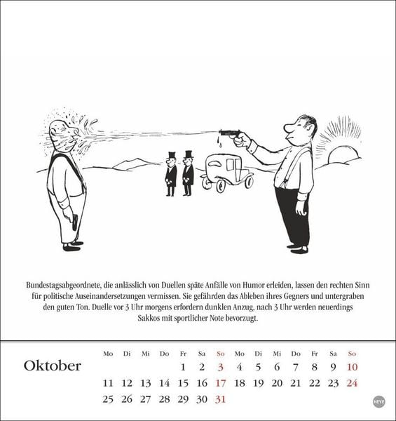Produktbild: Loriot Postkartenkalender 2027