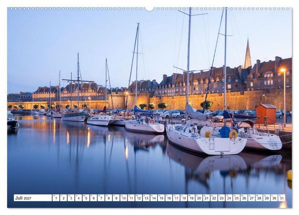 Produktbild: Hausbooturlaub Frankreich - Bretagne (hochwertiger Premium Wandkalender 2027 DIN A2 quer), Kunstdruck in Hochglanz