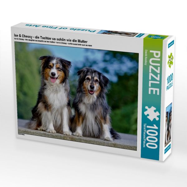 Produktbild: CALVENDO Puzzle Ice & Chessy - die Tochter so sch&ouml;n wie die Mutter | 1000 Teile Lege-Gr&ouml;&szlig;e 64x48cm Foto-Puzzle f&uuml;r gl&uuml;ckliche Stunden