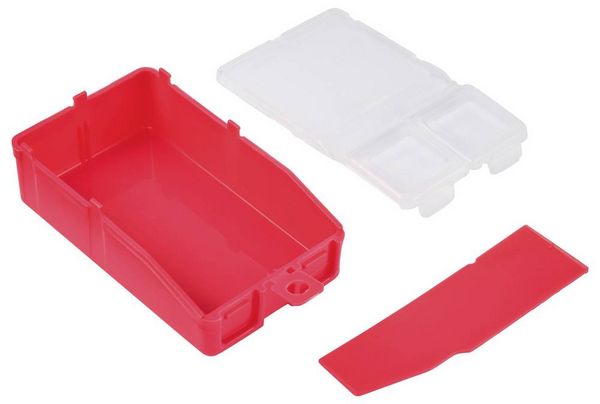 Produktbild: TRU COMPONENTS TC-ERB-9056 Sortimentskasten (L x B x H) 113 x 60 x 30 mm Anzahl F&auml;cher: 2 variable Unterteilung Inhalt 1 St.