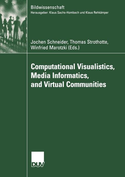 Produktbild: Computational Visualistics, Media Informatics, and Virtual Communities