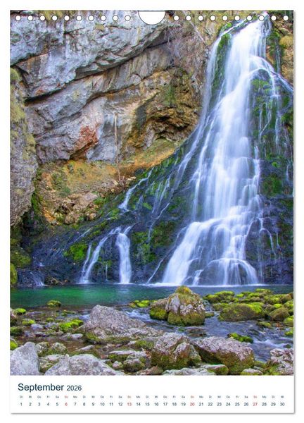Produktbild: Sch&ouml;ner Wasserfall (Wandkalender 2026 DIN A4 hoch), CALVENDO Monatskalender