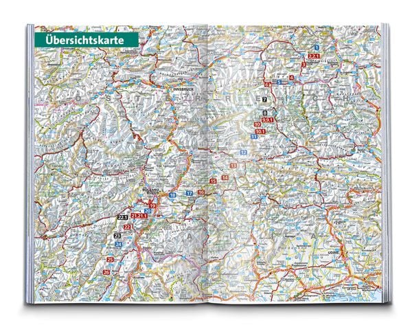 Produktbild: KOMPASS Wanderführer Die Alpenüberquerung vom Königssee zum Gardasee, 26 Etappen mit Extra-Tourenkarte