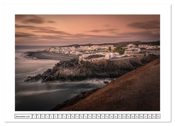 Produktbild: Lanzarote - Naturwunder im Atlantik (Wandkalender 2026 DIN A4 quer), CALVENDO Monatskalender