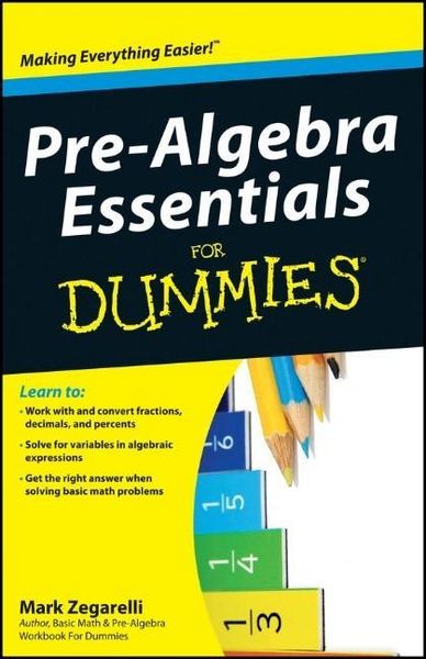 Produktbild: Pre-Algebra Essentials For Dummies
