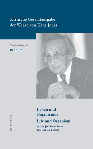 Produktbild: Kritische Gesamtausgabe der Werke von Hans Jonas &ndash; Vorlesungen, Bd. II/3
