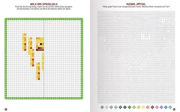 Produktbild: Pixel-Malbuch f&uuml;r Minecrafter &ndash; Noch mehr Monster - 70 Pixel-Ausmalbilder aus der Minecraft-Welt
