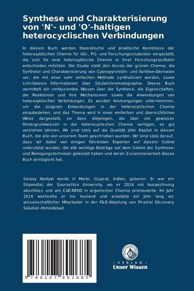 Produktbild: Synthese und Charakterisierung von 'N'- und 'O'-haltigen heterocyclischen Verbindungen