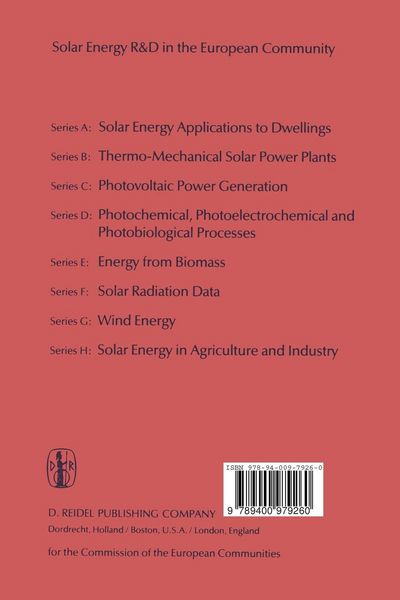 Produktbild: Solar Energy Applications to Dwellings