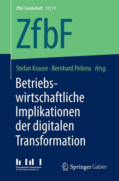 Produktbild: Betriebswirtschaftliche Implikationen der digitalen Transformation
