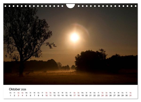 Produktbild: Stimmungsvoller Niederrhein (Wandkalender 2026 DIN A4 quer), CALVENDO Monatskalender