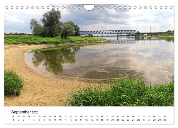 Produktbild: Entlang der sch&ouml;nen Elbe - Jerichow, Tangerm&uuml;nde und Havelberg (Wandkalender 2026 DIN A4 quer), CALVENDO Monatskalender