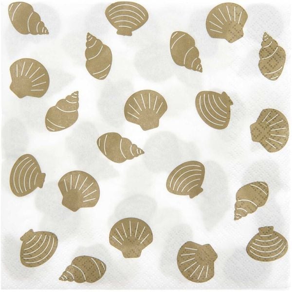Servietten Muscheln