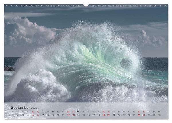 Produktbild: Rhapsodie in Blau (hochwertiger Premium Wandkalender 2026 DIN A2 quer), Kunstdruck in Hochglanz