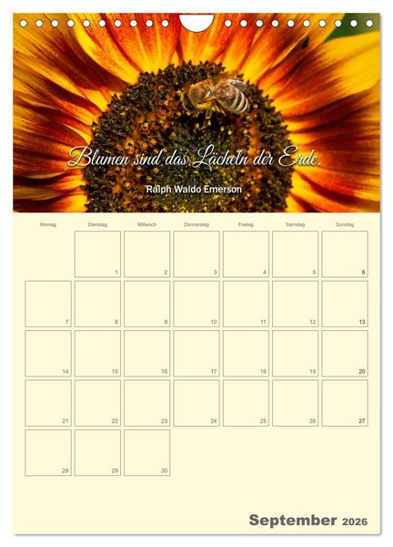 Produktbild: Gartenliebe (Wandkalender 2026 DIN A4 hoch), CALVENDO Monatskalender