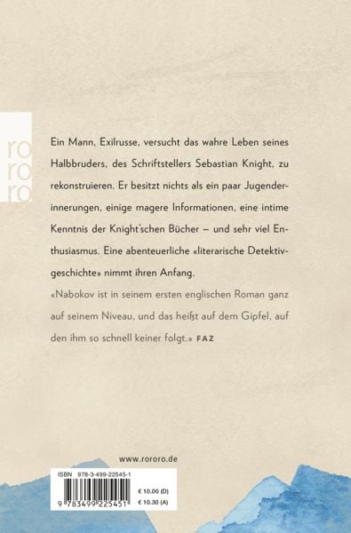 Produktbild: Das wahre Leben des Sebastian Knight