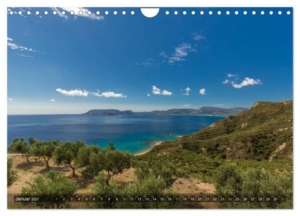 Produktbild: Zakynthos - Griechische Idylle im Ionischen Meer (Wandkalender 2027 DIN A4 quer), CALVENDO Monatskalender