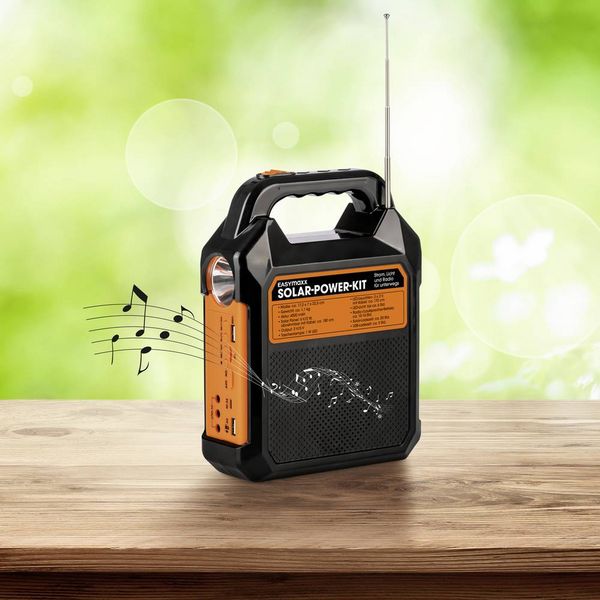 Produktbild: Easymaxx Security Solar-Generator EP-0188 9470 Solar-Powerbank 18W 4500 mAh