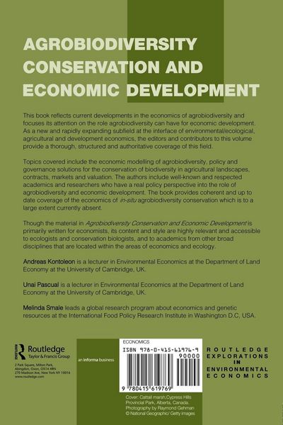 Produktbild: Agrobiodiversity Conservation and Economic Development