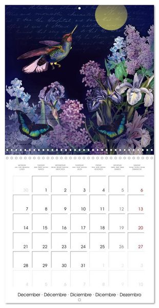 Produktbild: Lovely hummingbirds (Wall Calendar 2026 12 &times; 12 Inch) CALVENDO 12 Month Wall Calendar