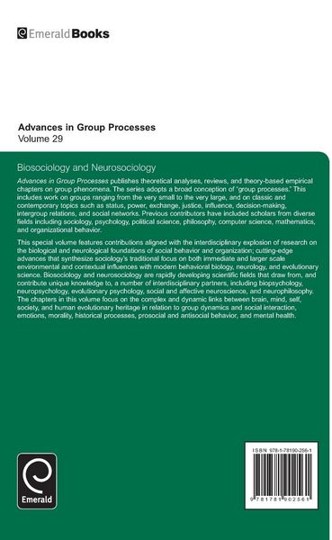 Produktbild: Biosociology and Neurosociology
