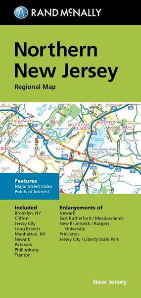 Produktbild: Rand McNally Folded Map: Northern New Jersey Regional Map