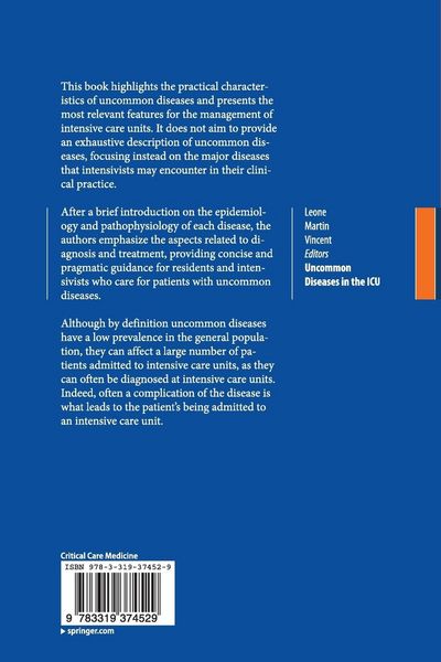 Produktbild: Uncommon Diseases in the ICU