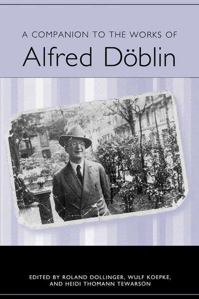 Produktbild: A Companion to the Works of Alfred Doblin