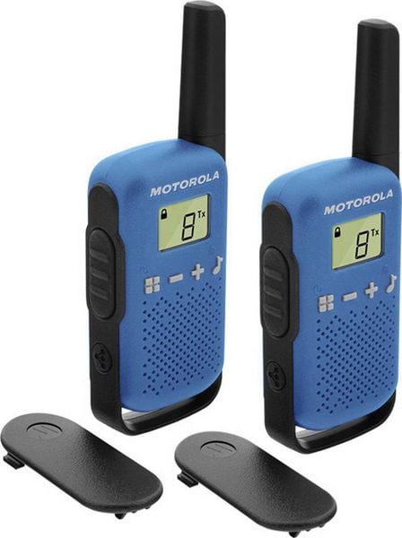 Produktbild: Motorola Solutions TALKABOUT T42 blau PMR-Handfunkger&auml;t 2er Set