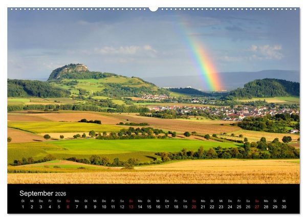 Produktbild: Vulkanlandschaft Hegau 2026 (hochwertiger Premium Wandkalender 2026 DIN A2 quer), Kunstdruck in Hochglanz