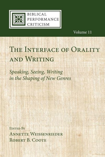 Produktbild: The Interface of Orality and Writing