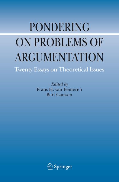 Produktbild: Pondering on Problems of Argumentation
