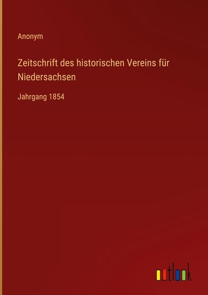Produktbild: Zeitschrift des historischen Vereins f&uuml;r Niedersachsen
