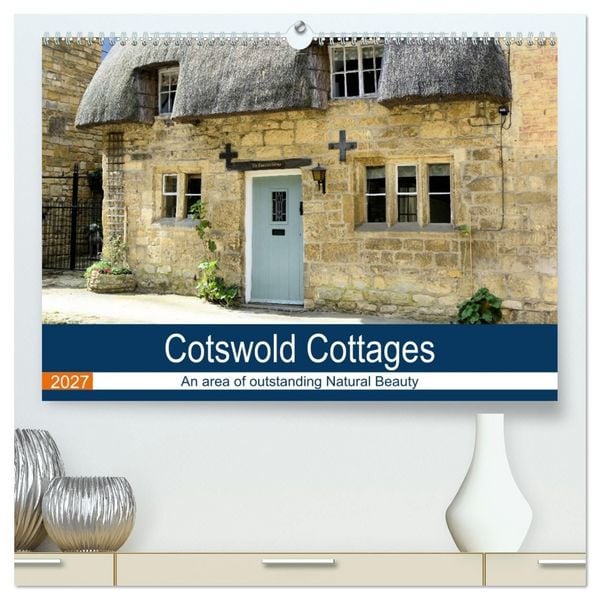 Produktbild: Cotswold Cottages (High Quality Premium Wall Calendar 2027 DIN A2 landscape),CALVENDO 12 Month Wall Calendar
