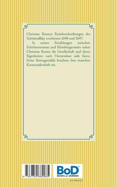 Produktbild: Schelmuffskys Reisebeschreibung