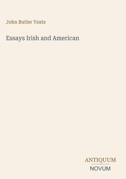 Produktbild: Essays Irish and American