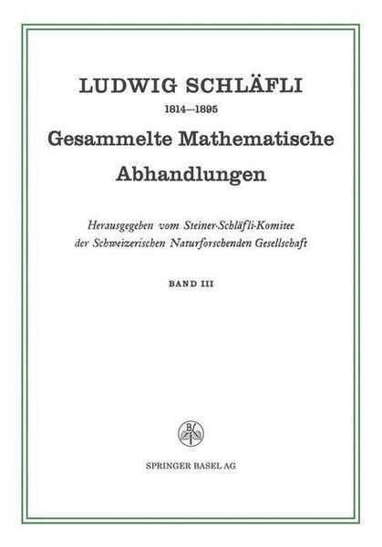 Produktbild: Gesammelte Mathematische Abhandlungen