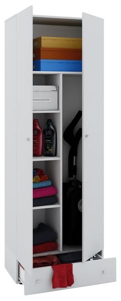 Produktbild: Holz Besenschrank Staubsauger Putzschrank Vandol S